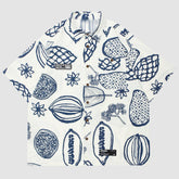 Camiseta de verano con grafiti de frutas